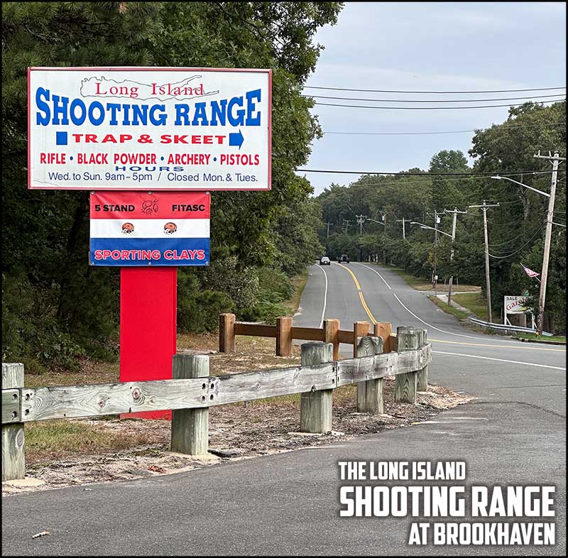 Entrance Long Island Shooting Range At Brookhaven NY