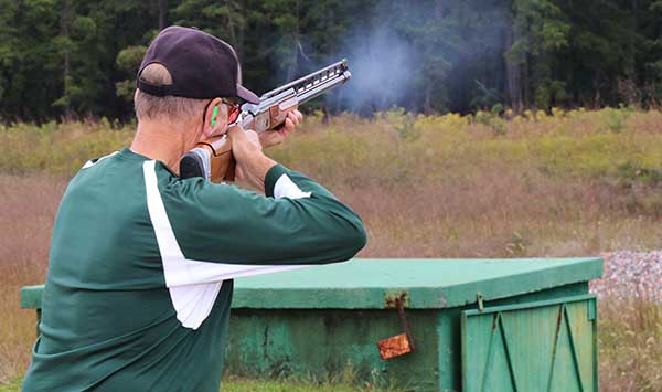 Trap and Skeet Shotgun at the Long Island Shooting Range at Brookhaven NY