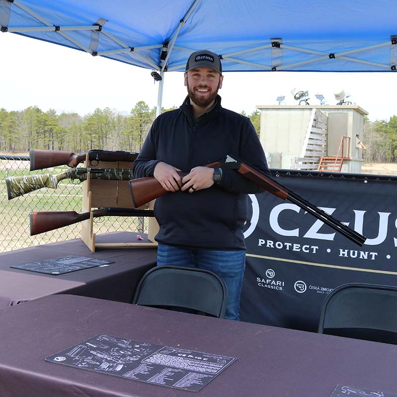 CZ-USA Booth At Long Island Shooting Range At Brookhaven NY Demo Day